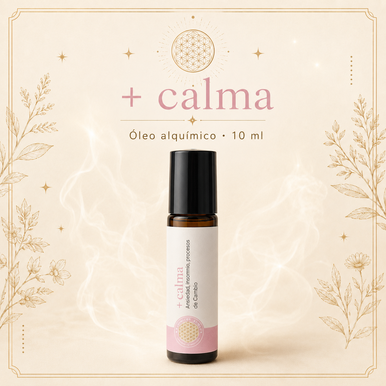 Óleo alquímico + Calma · Roll-on 10 ml