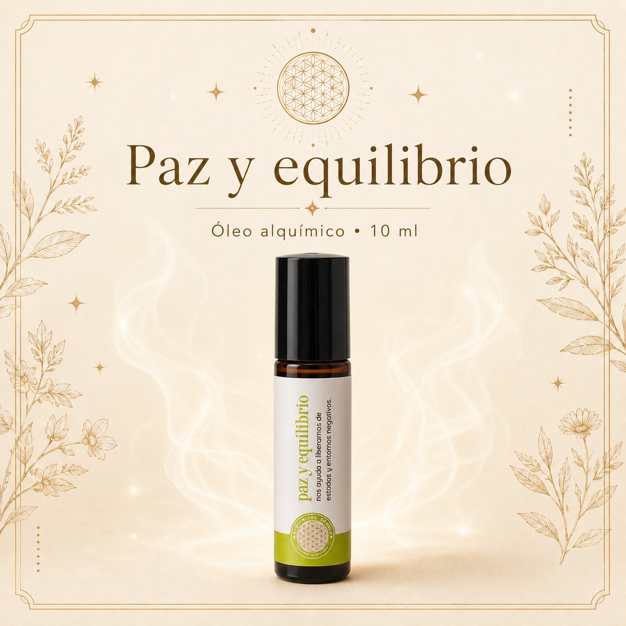 Óleo alquímico Paz y Equilibrio · Roll-on 10 ml